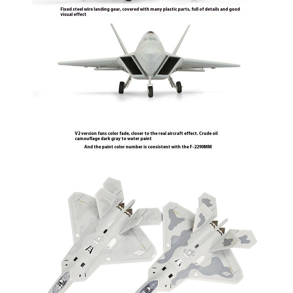 Jual Freewing 64mm F-22 Raptor V2 Assembly Fixed Wing Entry-level ...