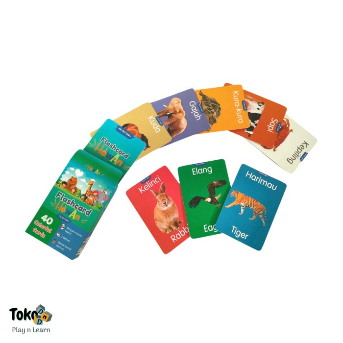 Jual Mainan Edukasi Montessori Anak My First Flash Cards Hewan Kartu