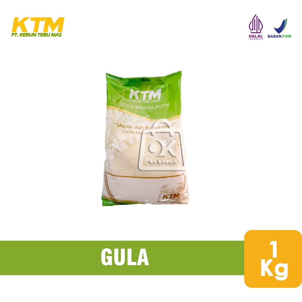 Jual Gula Pasir Ktm Kebun Tebu Mas Gula Kristal Putih 1 Kg Shopee Indonesia 7722