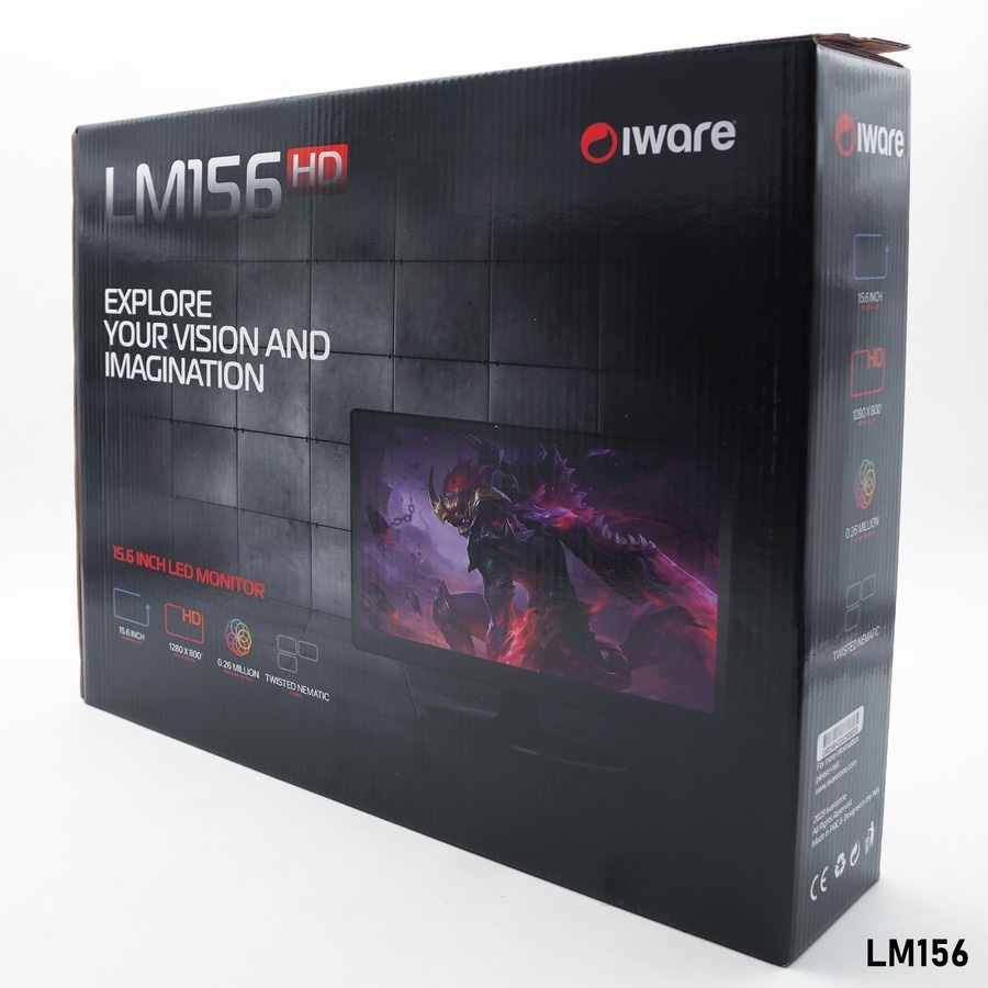 Jual Monitor LED Iware 15.6 inch LM156 HD 15.6 15 16 VGA HDMI Iware LM ...