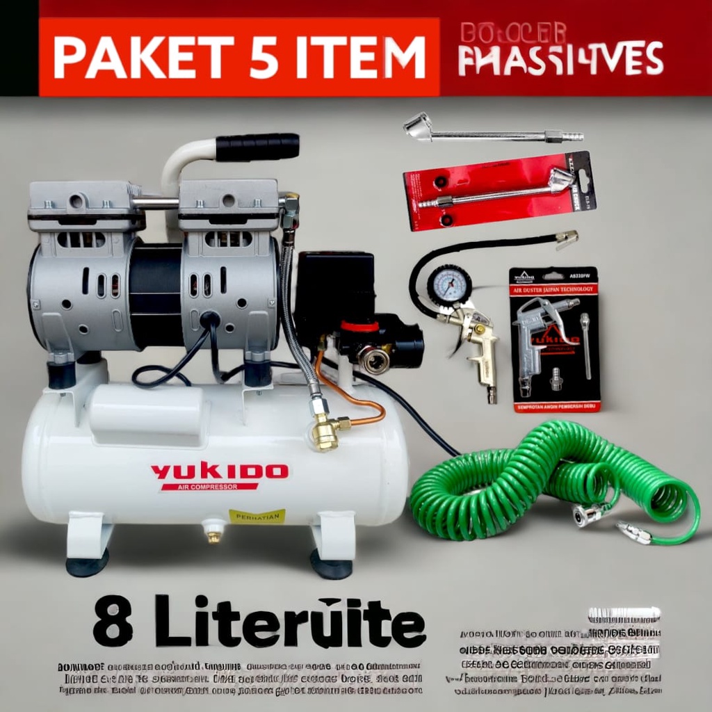 Jual [FREE ONGKIR]: KOMPRESOR / COMPRESSOR LISTRIK ANGIN UDARA YUKIDO ...