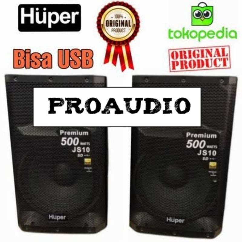 Jual Speaker Aktif Huper Js10 Js 10 15 Inch Original 500 Watt Usb