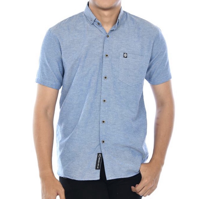 Jual RZN BUSANA- NUMAKENA - Kemeja Pria Lengan Pendek Motif Polos ...