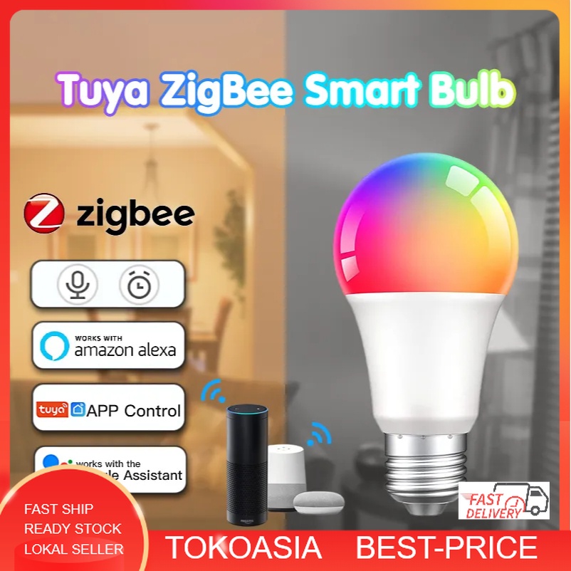 Smart Light Bulb 9W MOES AC90-240V Tuya ZigBee Smart LED Light