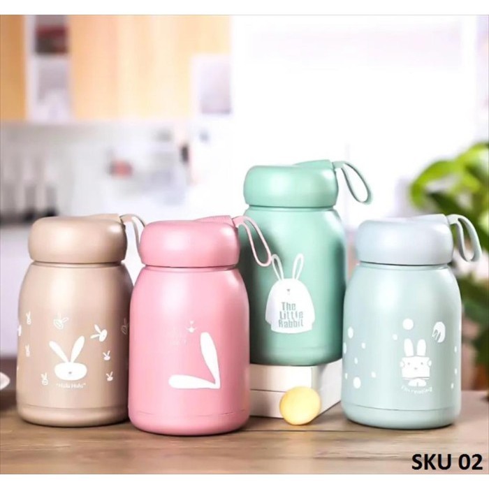Jual DREAMLAND KELINCI BOTOL MINUM KACA RABBIT 330ML TUMBLER BOTTLE ...