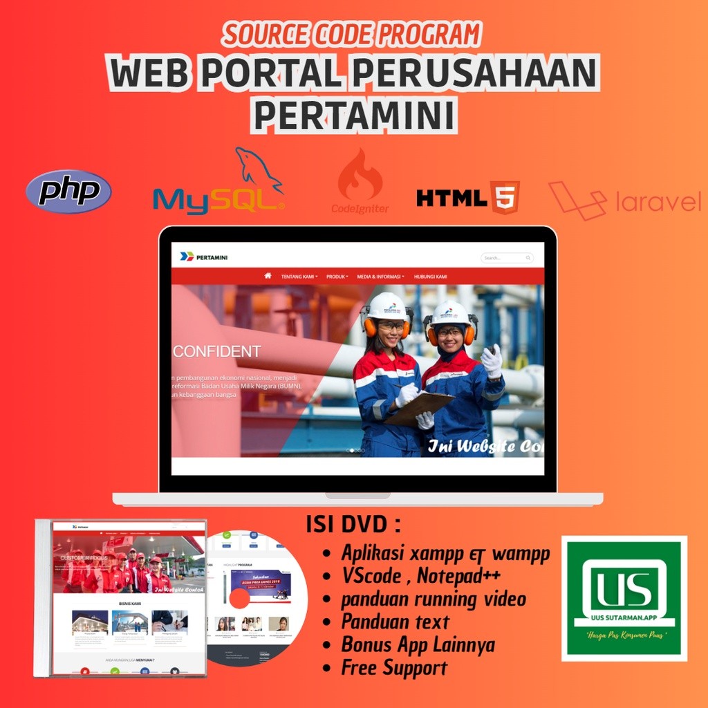 Jual Source Code Full Website Company Profile Lokomedia Template ...
