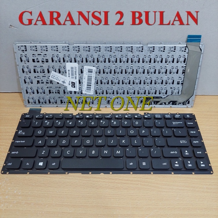 Jual Keyboard Laptop Asus X441n X441m X441s X441u X441b X441uv Hitam Netone Shopee Indonesia 0701