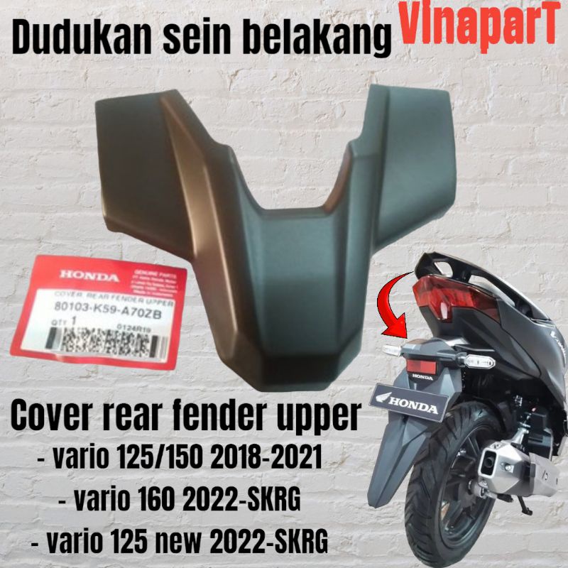 Jual cover rear fender upper dudukan sein riting spakbor belakang honda