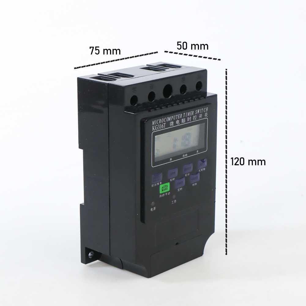 Jual [COD] CHINT MCB Power Timer Programmable Time Switch Relay 30A ...