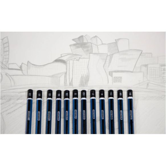Jual Pensil Design & Drafting Set BAZIC 745 (12 JENIS) | Shopee Indonesia