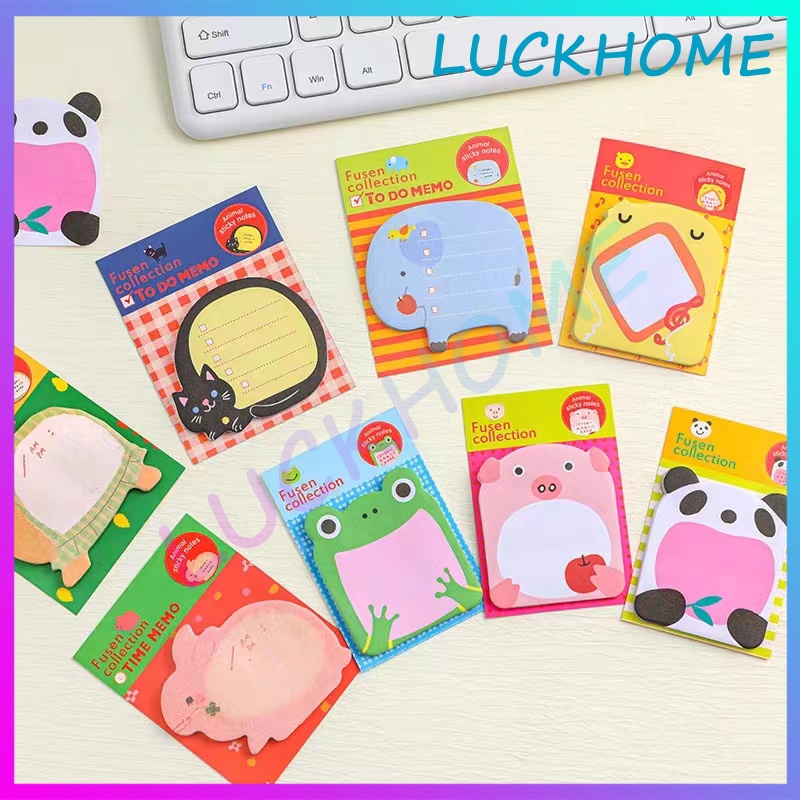 Jual Sticky Notes Motif Binatang Tempelan Tempelan Kertas Catatan Memo ...
