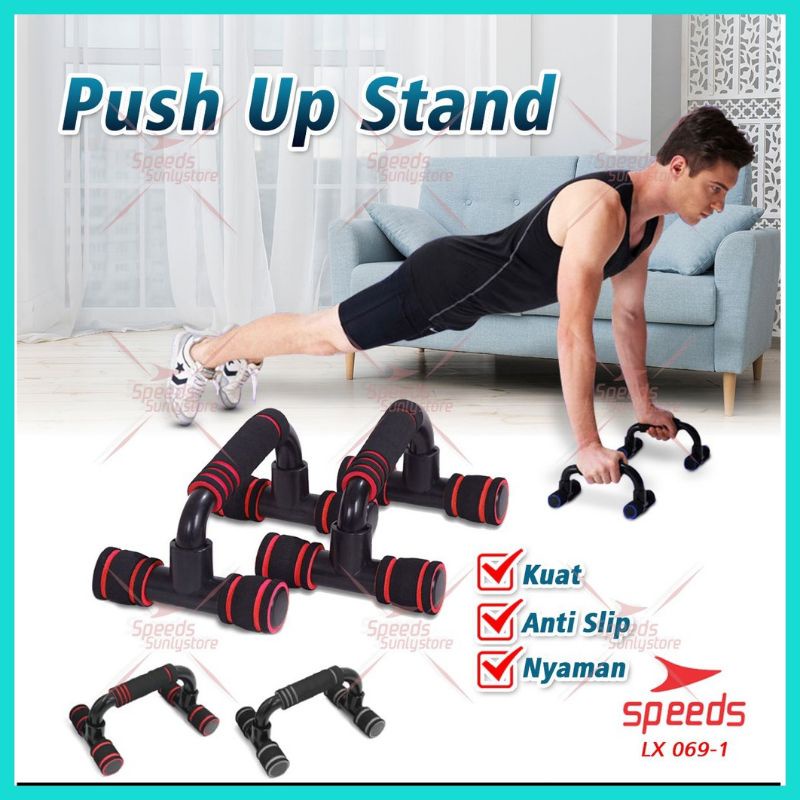 Jual Speeds Push Up Stand Bar Alat Bantu Push Up Bar Olahraga Fitness