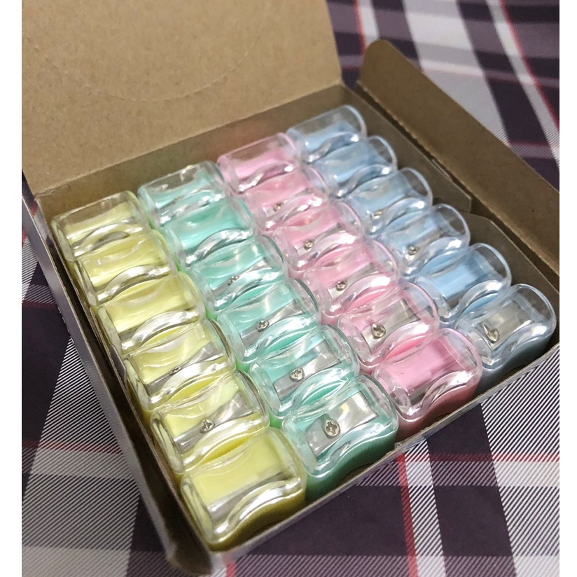 Jual 1 PACK / 24 PC JOYKO SHARPENER RAUTAN PENSIL ROTI WARNA PASTEL SP ...