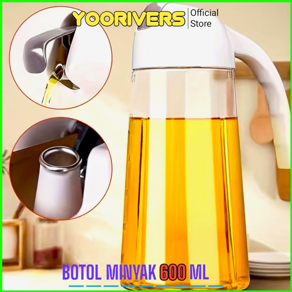 Jual Botol Minyak Goreng Besar Ml Botol Minyak Anti Tumpah Botol Minyak Kaca Otomatis