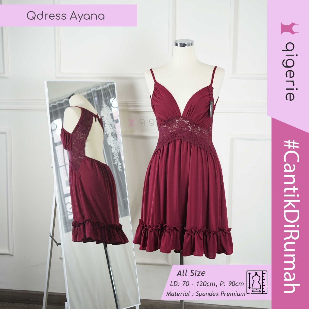 Jual AYANA QIGERIE | Baju Dinas Malam Sexy | Baju Tidur Wanita Dewasa