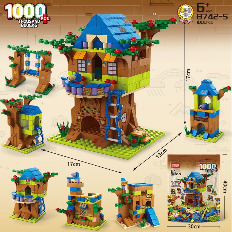Jual Creative 6 In 1 Building Blocks City Fire Engineering Vehicle Army ...