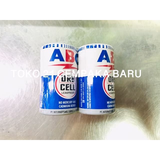 Jual Baterai ABC BIRU Tipe R20S 1 BOX Isi 24 PCS | Batre ABC BIRU R20 D ...