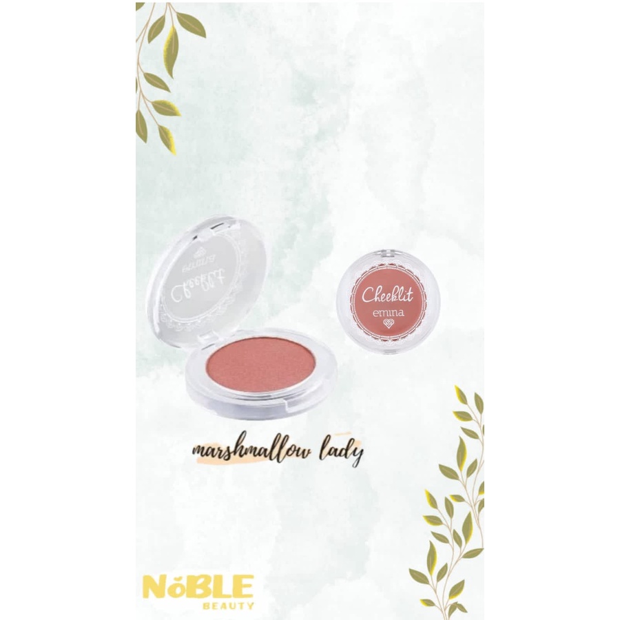 Jual Emina cheeklit pressed blush on marshmallow lady Shopee Indonesia