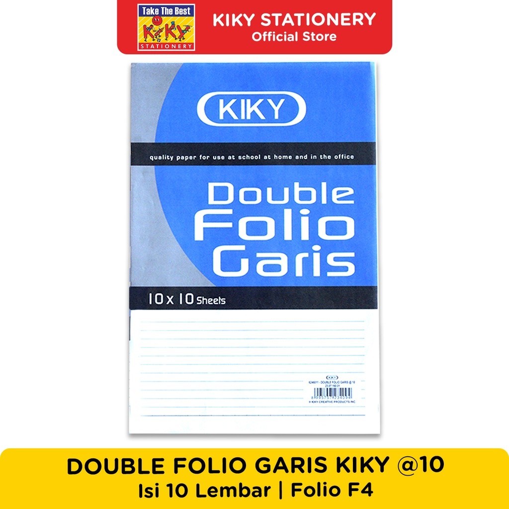 Jual Kertas Double Folio Garis Dfg Kiky Lembar Shopee Indonesia