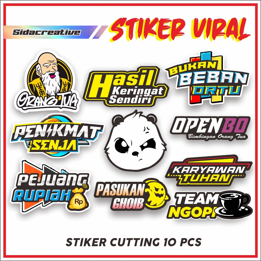 Jual Sticker Kata Kata Hitz Lucu Racing Viral Hypebeast (Vynil Glossy ...