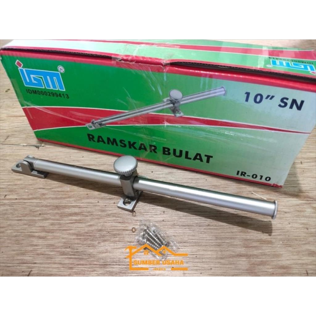 Jual RAMSKAR BULAT SILVER SN LAMSKAR PENAHAN JENDELA PUTAR TARIK IGM 10 ...