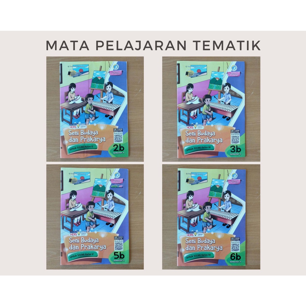 Jual Buku LKS Tematik Seni Budaya SD MI Kelas 1 2 3 4 5 6 Semester ...