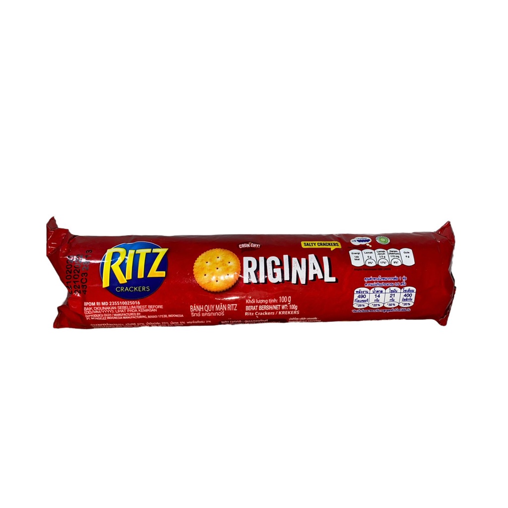Jual Ritz Roll Crackers Crunchy Original - Netto 100gr. | Shopee Indonesia