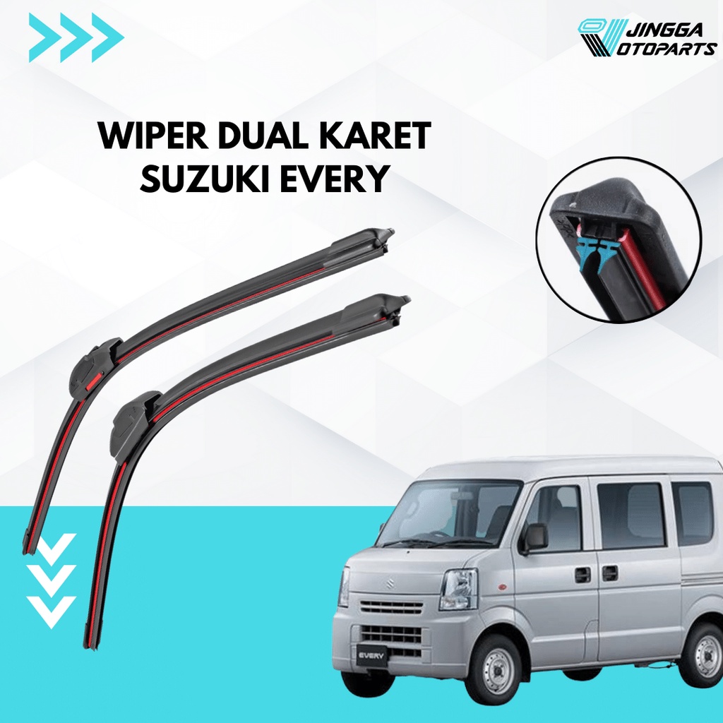 Jual 1 SET (2 PCS) Wiper Dual Blade - Suzuki Every - Wiper 2 Lapis ...