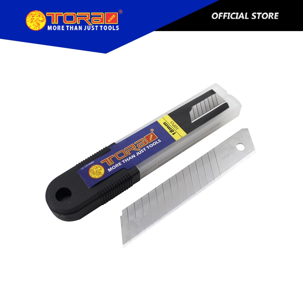 Jual TORA Refill Isi Cutter 18 mm Pack - Isi Kater Pisau Cutter Isi ...