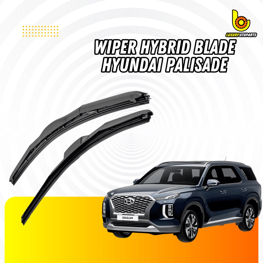 Jual Wiper Hyundai Palisade Model Hybrid 1 Set Tanpa Rangka Besi ...