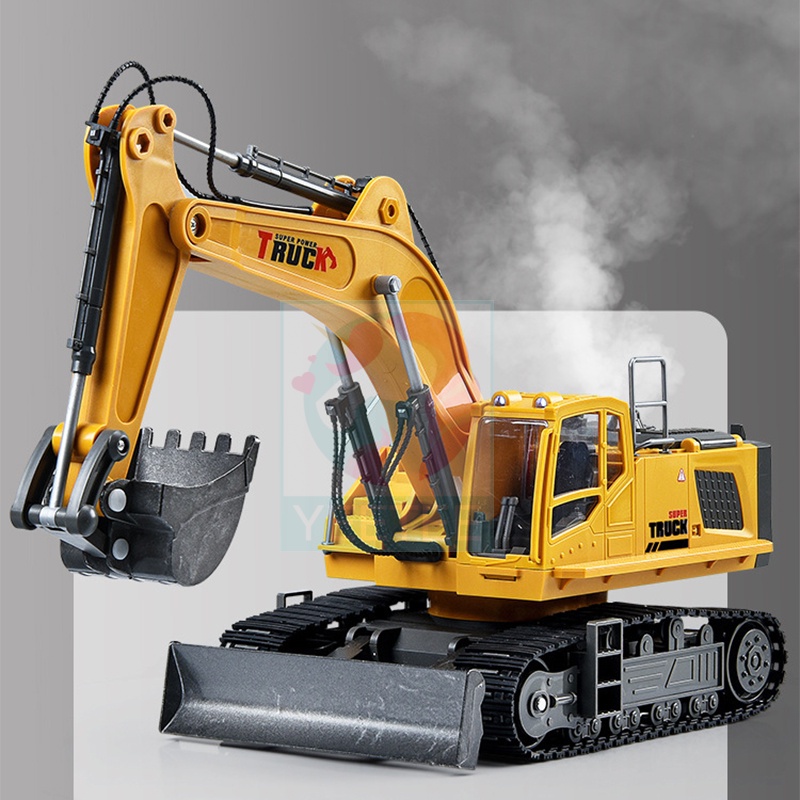 Jual Excavator RC 2.4Ghz Alloy Ekskavator Remote Control 14 Channels RC ...