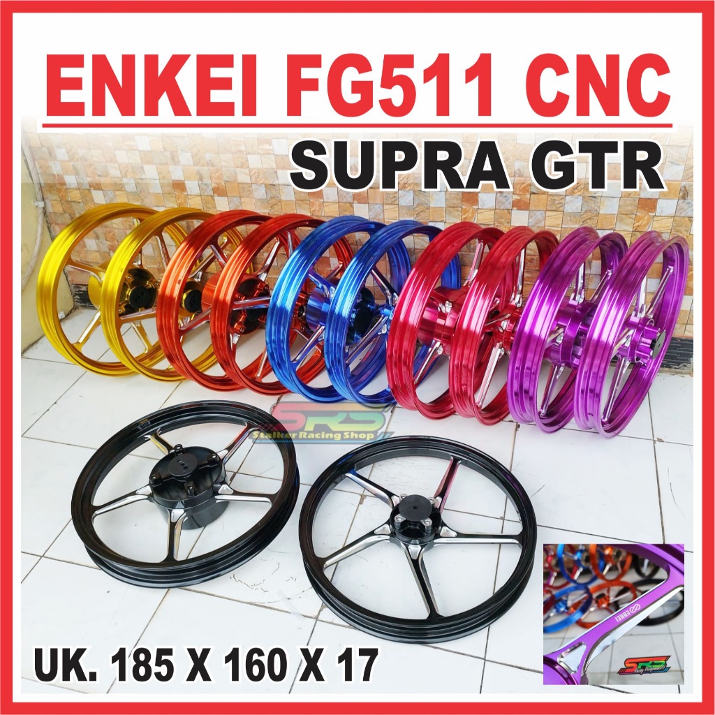 Jual VELG SUPRA GTR150 ENKEI 511 FG511 CNC SUPRA GTR RS150 Sonic 150r ...