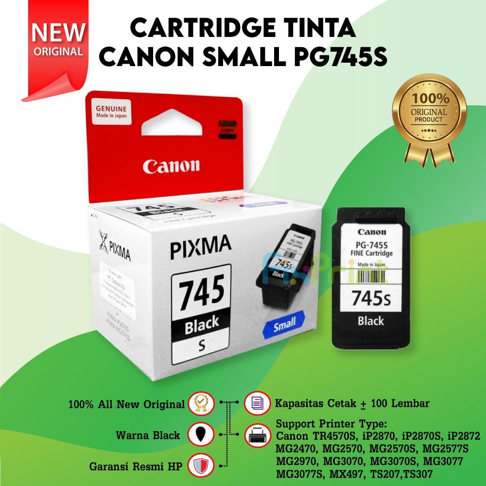 Jual Cartridge Tinta Cann 810 811 745s 746s 47 57 740 741 CA91 CA92 Ori ...