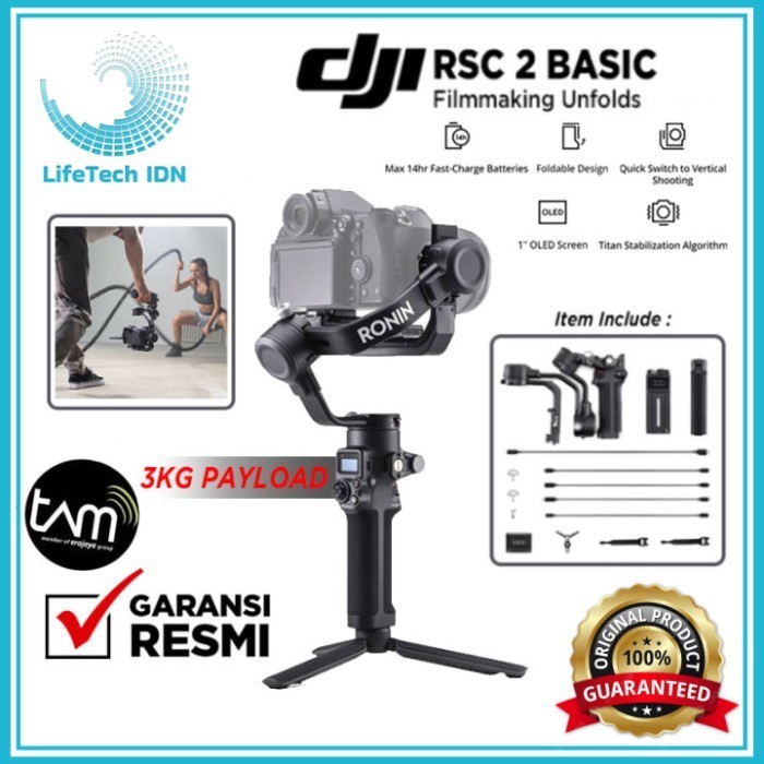 Jual DJI Ronin SC 2 Basic GARANSI RESMI RSC 2 Gimbal Stabilizer Kamera ...