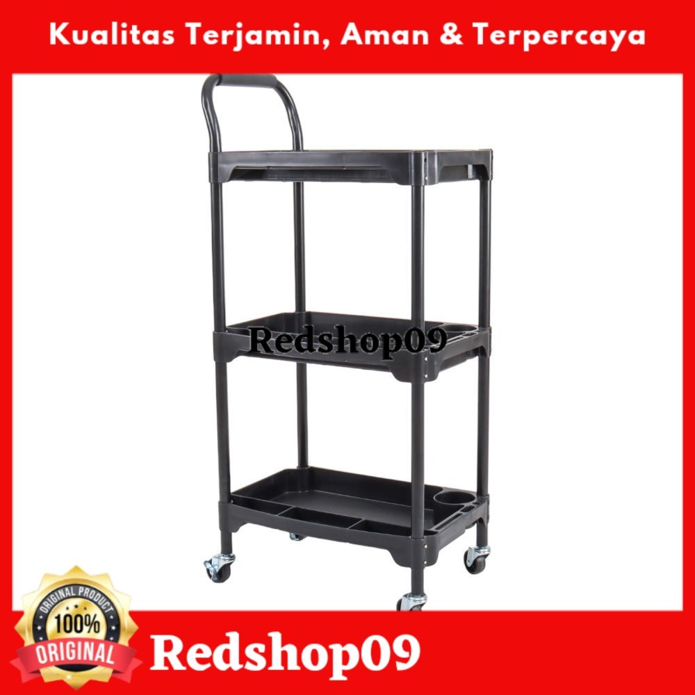 Jual AZKO Maxbuilt Troli Perkakas 3 Tingkat - Hitam | Shopee Indonesia