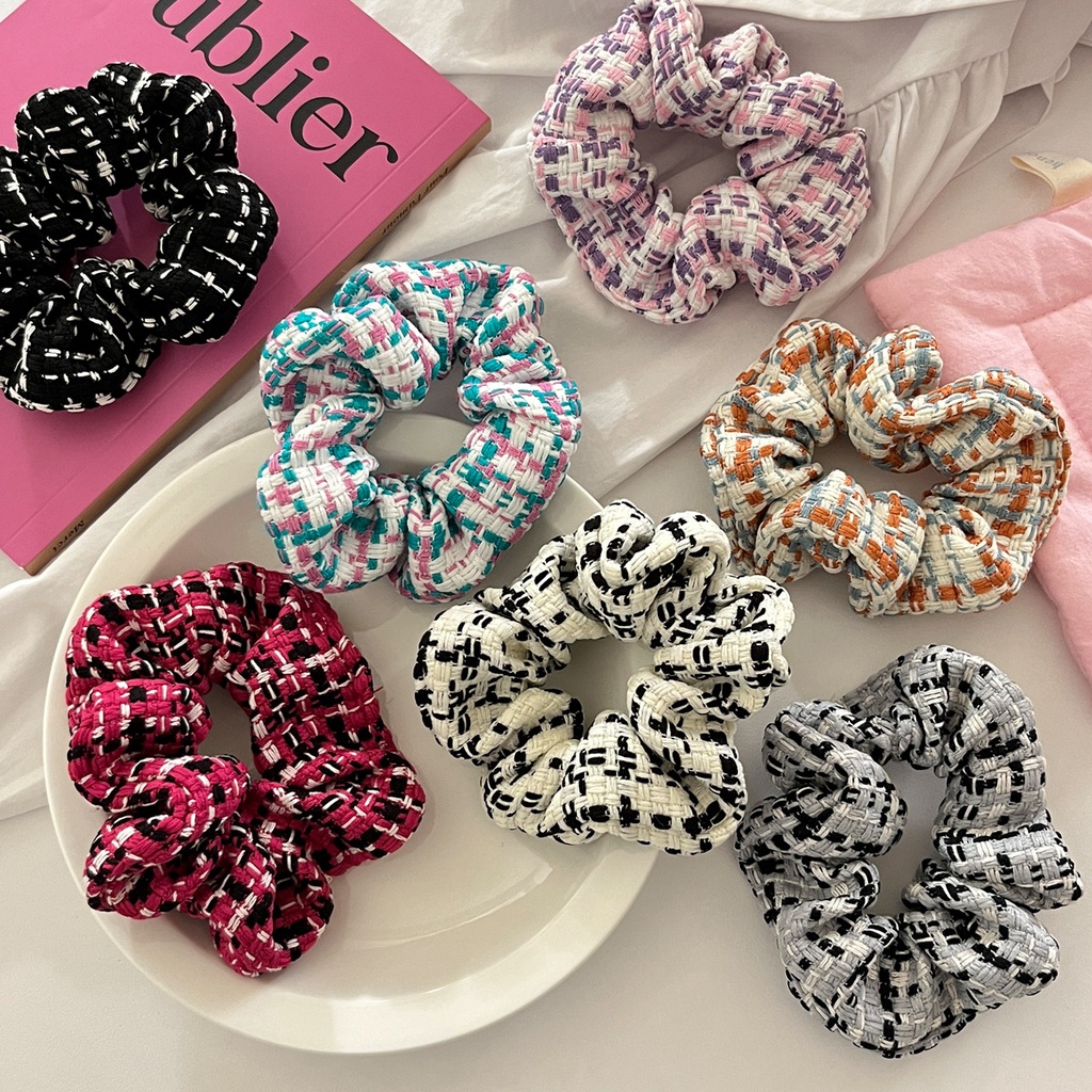 Jual Town Shell Twie Scrunchy Korean Premium Scrunchie Tweeted