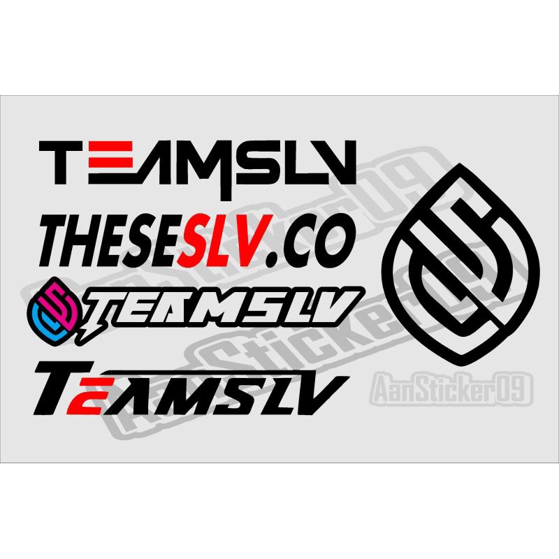 Jual stiker teamslv paket lengkap 5 pcs stiker cutting lagi viral ...