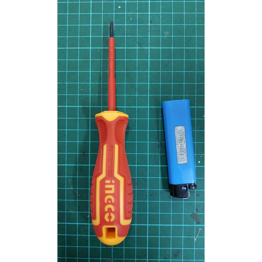 Jual Obeng Listrik Minus Insulated Screwdriver SL3 1000V INGCO ...