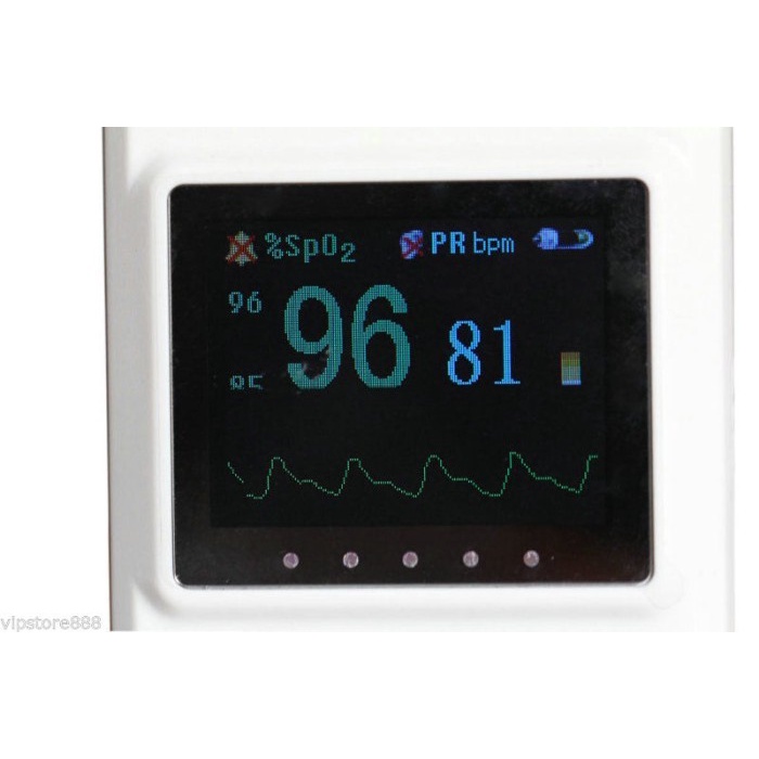 Jual Neonatal Infant pediatric Kids Pulse Oximeter Spo2 Monitor 24hr PC ...