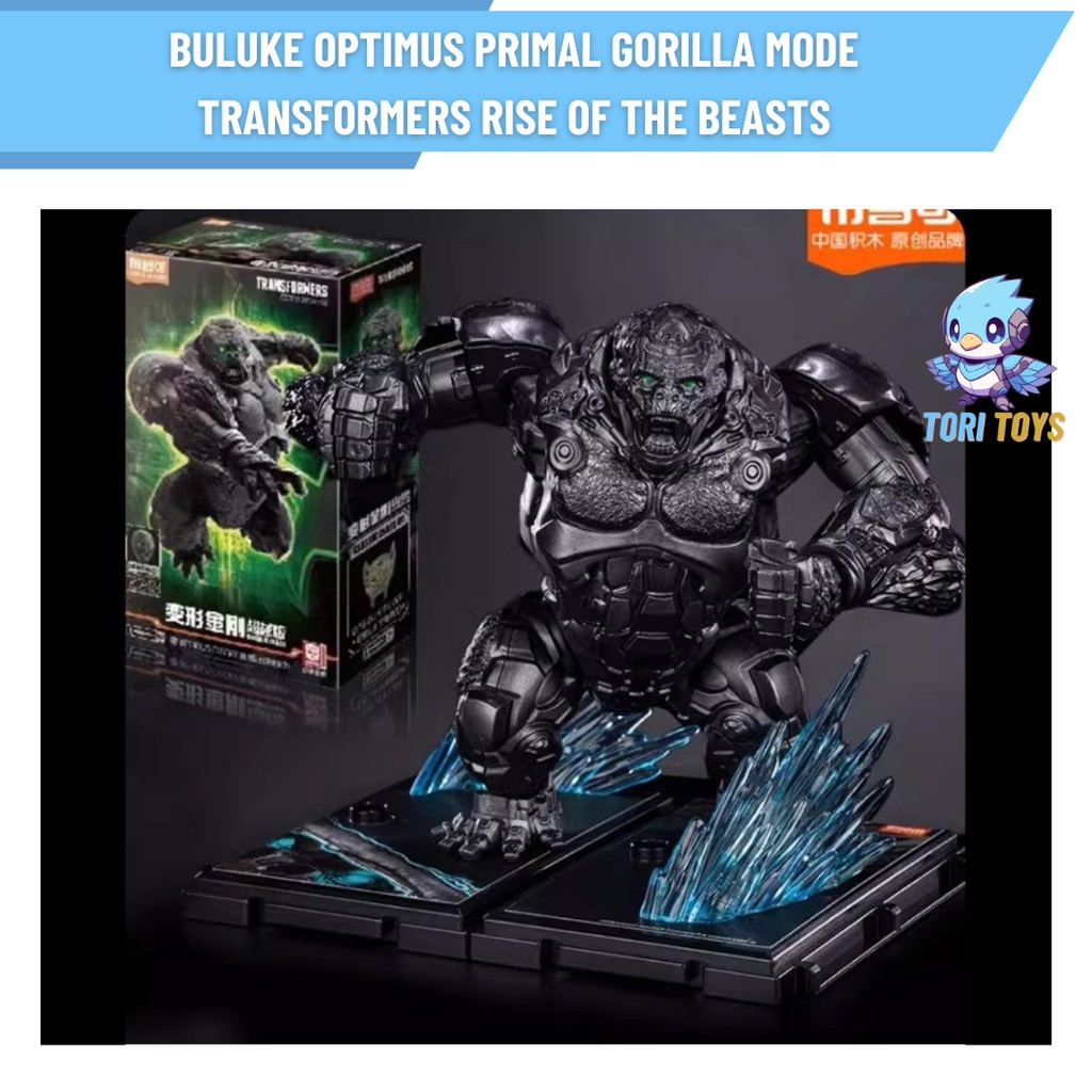 Jual BULUKE Optimus Primal Kong Mode LED Transformers Rise Of The ...