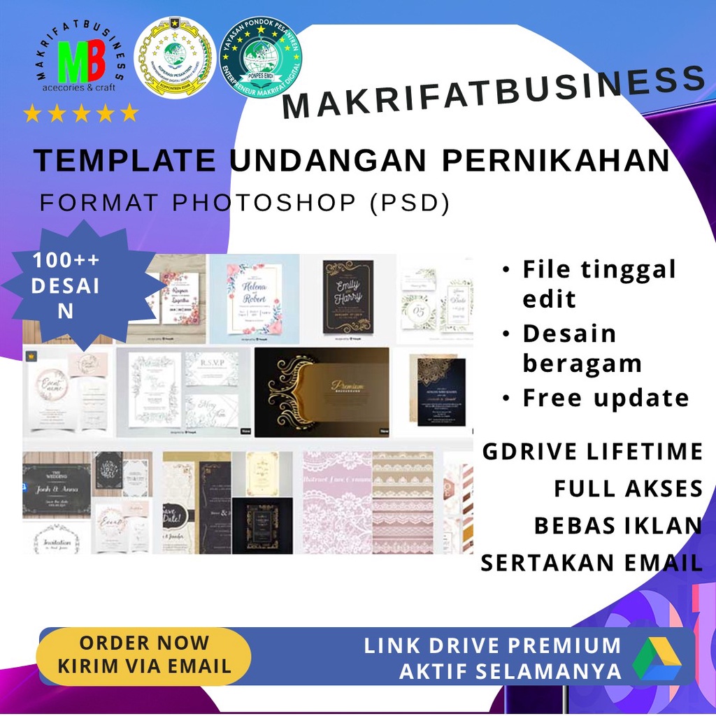 Jual TEMPLATE UNDANGAN PERNIKAHAN DESAIN PSD UNDANGAN PERNIKAHAN