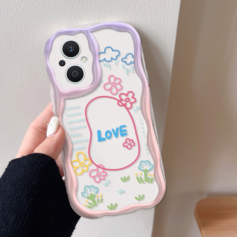 Custodia Portafoglio Per Oppo Reno 8 Lite/7 Lite/7Z - Pelle Premium Con Slot Carte E Cavalletto, Antiurto E RFID, Colore Nero