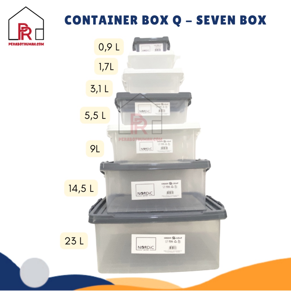 Jual Box Container Serbaguna - Q'Seven / Storage Tutup Tempat ...