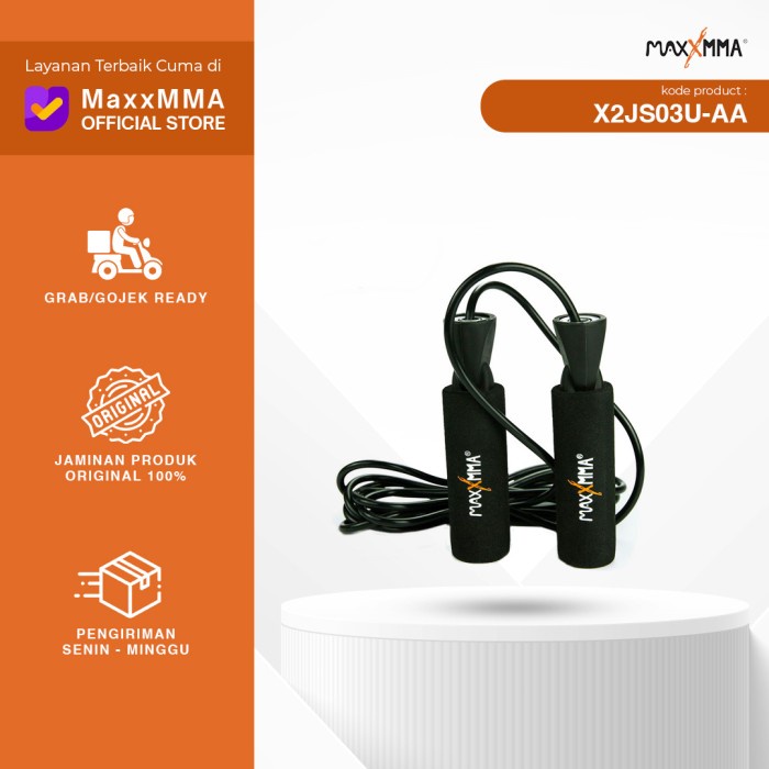 Jual MaxxMMA Speed Jump Rope JS03 | Shopee Indonesia