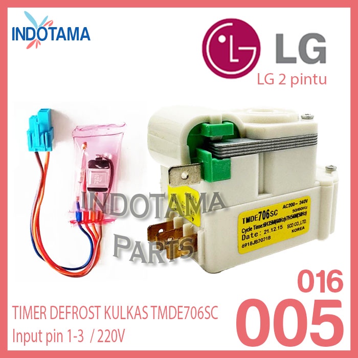Jual Timer defrost dan fuse kulkas LG 001+RDS-016 | Shopee Indonesia