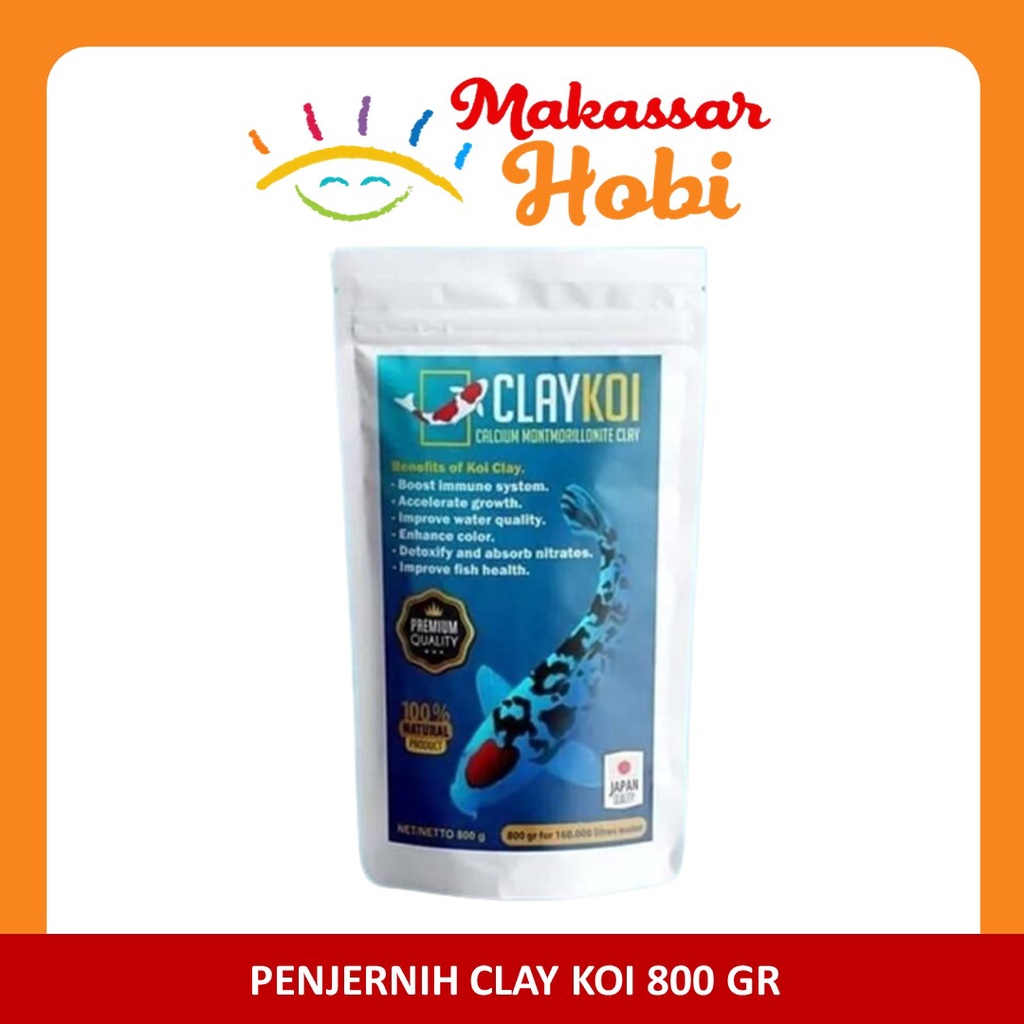 Jual Clay Koi Gr Penjernih Air Kolam Ikan Obat Bakteri Starter