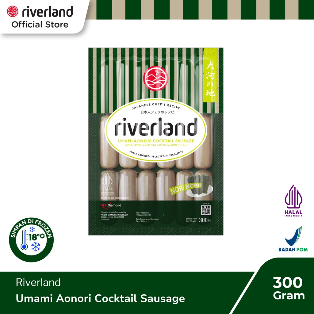 Jual Riverland Umami Aonori Cocktail Sausage 300 Gr | Shopee Indonesia