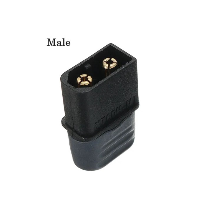 Jual RK27 Konektor Amass 30A Male Female Black XT60H Plug With Sheath ...