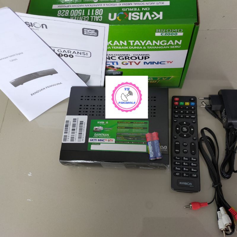 Jual K VISION RECEIVER PARABOLA BROMO C2000 Shopee Indonesia