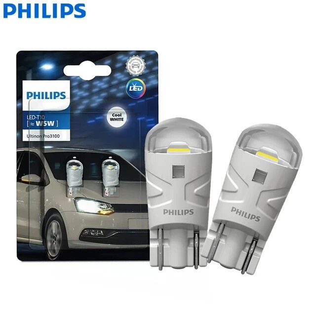 Philips Ultinon Pro3100 LED T10 W5W - lampu senja plat nomor